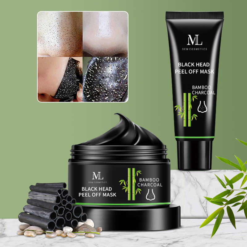 Private Label Nasen-Ton-Maske, Schlammcreme, Gesichtspeeling-Mitesser-Entferner-Maske