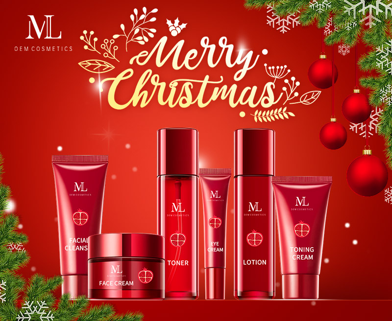 MLXL OEM Cosmetics wünscht Ihnen frohe Weihnachten und ein gutes neues Jahr